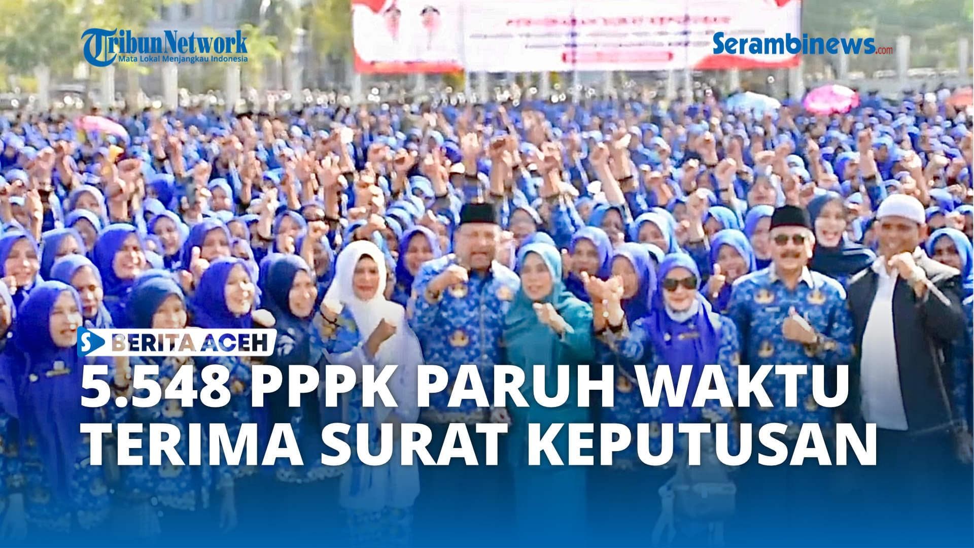 5.548 PPPK Paruh Waktu Bireuen Terima SK, Bupati Sampaikan Pesan Khusus