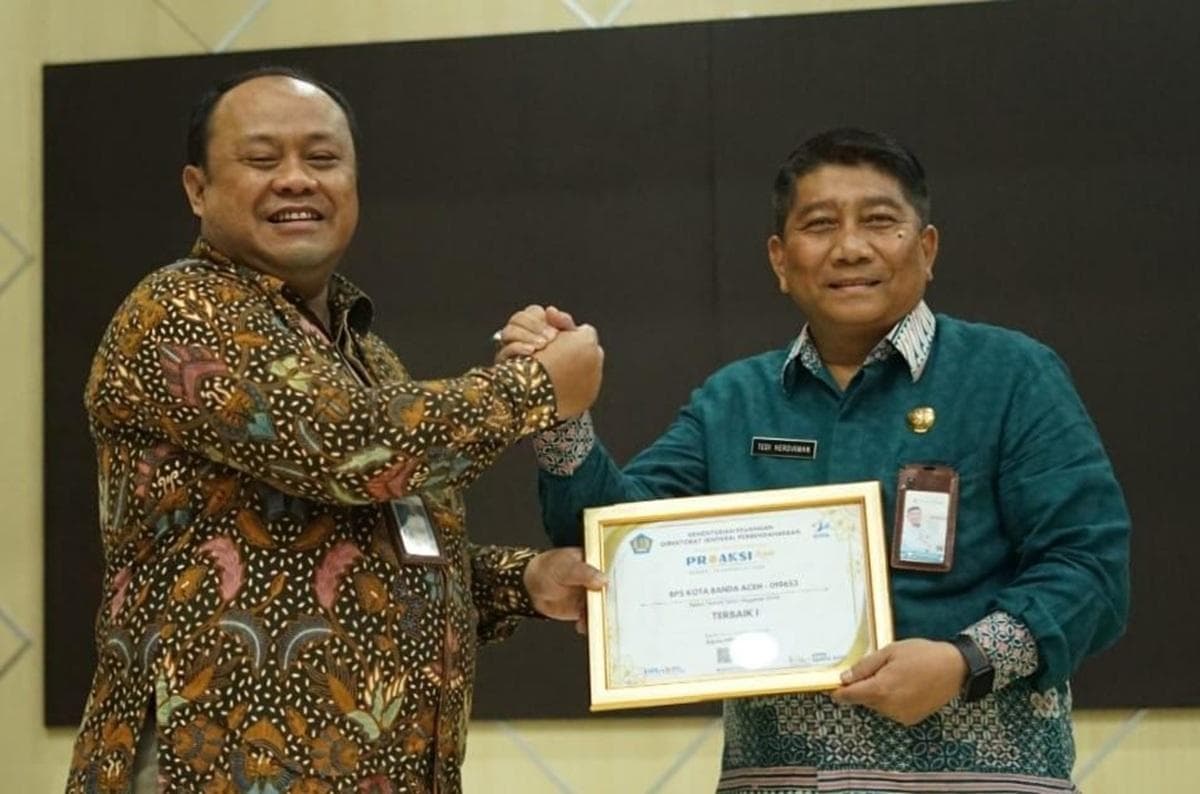 BPS Kota Banda Aceh Raih Tiga Penghargaan PROAKSI Awards 2025