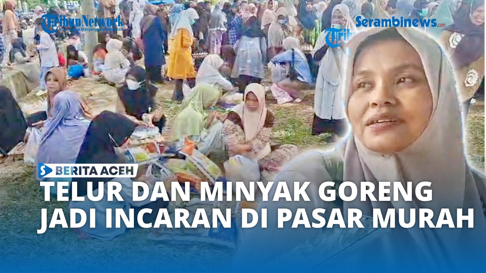 Telur dan Minyak Goreng Laris Manis di Pasar Murah Bireuen Jelang Ramadhan