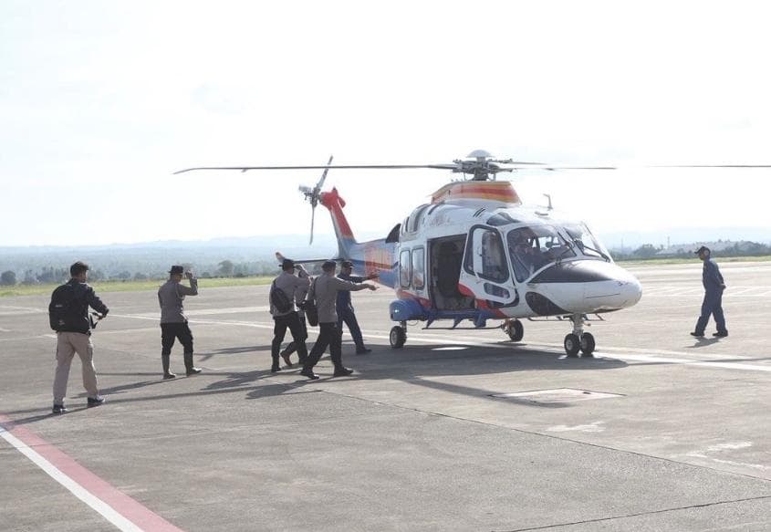 Kapolda Aceh Patroli Udara Pantau Langsung Situasi Pascabanjir