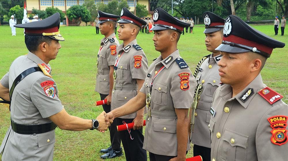 Pesan Mendalam Kapolda Aceh Irjen Marzuki untuk 114 Siswa Diktukba Polri