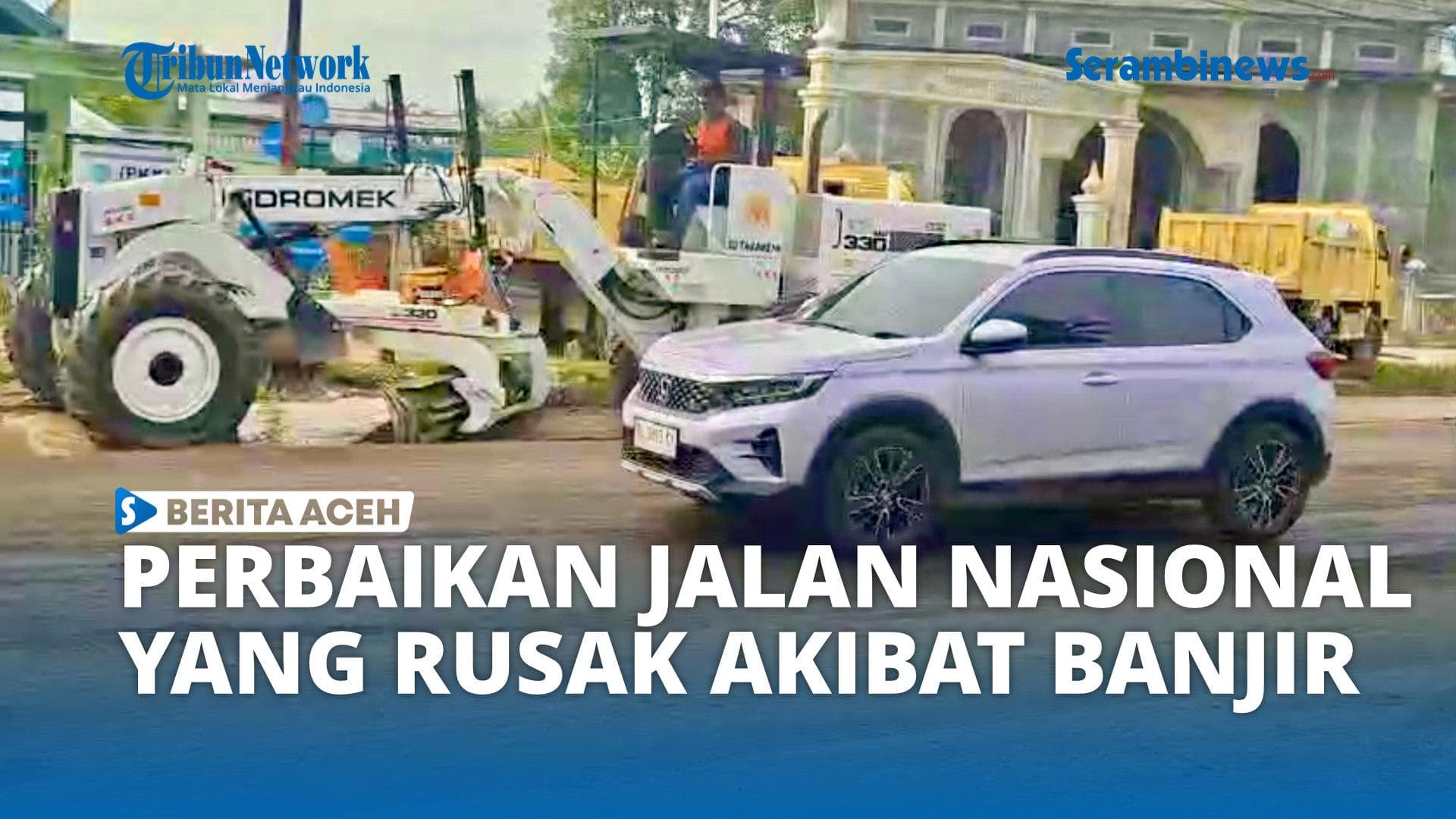 Perbaikan Jalan Gandapura-Bireuen Berlanjut, Warga Diminta Waspada