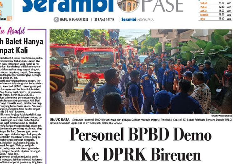 Personel BPBD Bireuen Demo ke DPRK, Tuding Penimbunan Bantuan Banjir