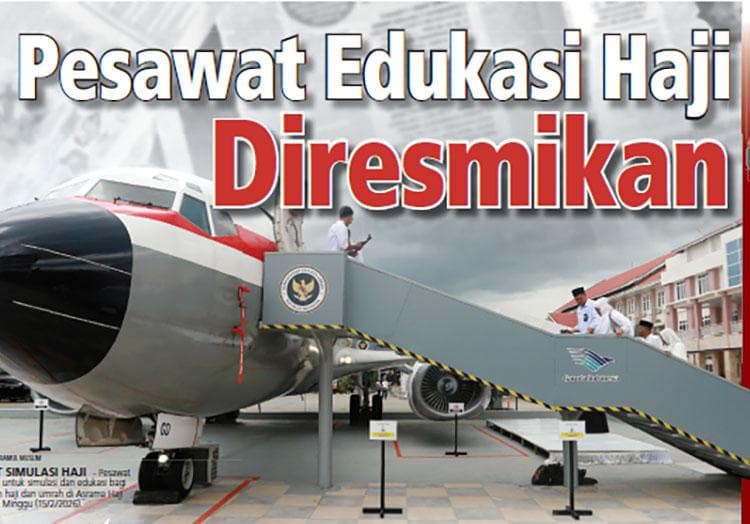 Pesawat Haji Asli RI Diresmikan di Asrama Aceh, Warga Khawatir