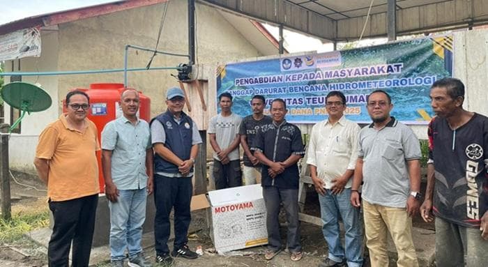 Warga Napai Aceh Barat Dapat Air Bersih Tahan Bencana dari UTU