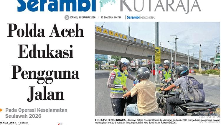 Operasi Keselamatan Seulawah 2026: Polda Aceh Edukasi Pengguna Jalan
