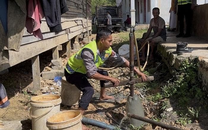 Polda Aceh Bangun 206 Sumur Bor untuk Warga Terdampak Bencana