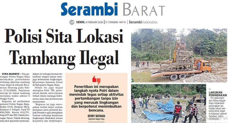 Polisi Sita Lokasi Tambang Ilegal di Nagan Raya, Aceh: Dampak Lingkungan dan Keamanan