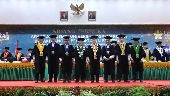 USK Kukuhkan 35 Profesor Baru pada 2026, Dampak Positif untuk Aceh