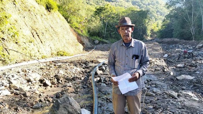 Warga Kampung Mendale Aceh Tengah Nikmati Air Bersih Pasca Bencana