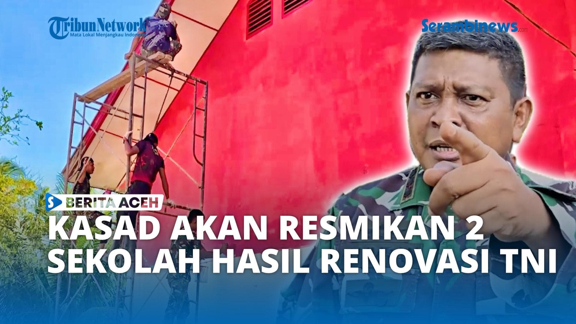 TNI AD Resmikan Dua Sekolah di Aceh Utara dan Tamiang Pasca Banjir