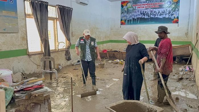 Ratusan Rumah Guru dan Siswa SMA Sederajat di Aceh Utara Hilang Disapu Banjir, Kini Masih Mengungsi