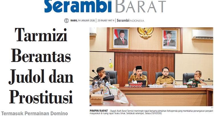 Bupati Aceh Barat Usulkan Larangan Domino untuk Cegah Penyakit Masyarakat