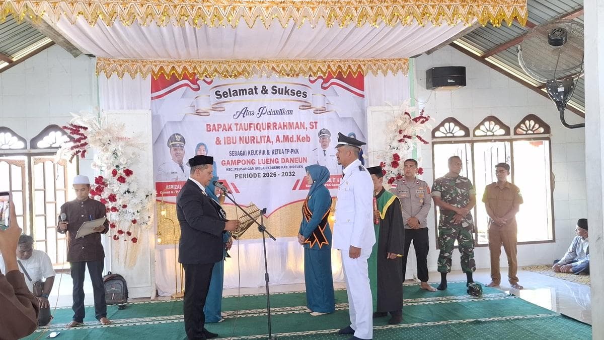 Taufiqurrahman Terpilih Kembali sebagai Keuchik Lueng Daneun Bireuen