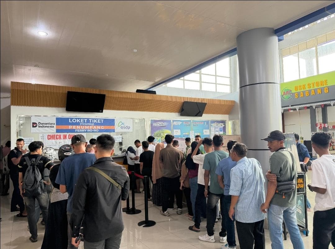 Tiket Penyeberangan Sabang-Banda Aceh Wajib Online Mulai 1 April 2026