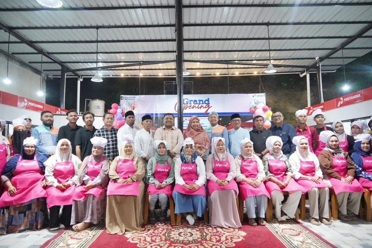 Pertamina Buka Foodcourt UMKM di Aceh Besar, 28 Keluarga Dapat Modal dan Pelatihan