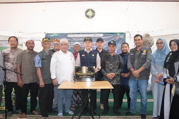 USK Bangun Meunasah dan Berikan Bantuan Ekonomi untuk Warga Pidie Jaya Pasca Banjir