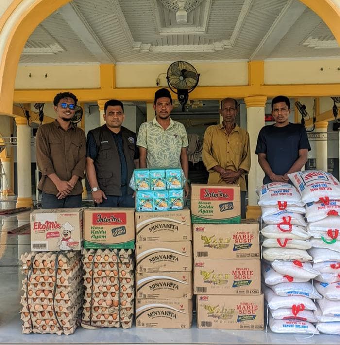 USM Salurkan Bantuan Ramadhan untuk Korban Banjir di Pidie Jaya