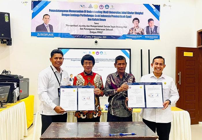 Unigha Teken MoU dengan LPAI Aceh, Hadirkan Kak Seto dalam Kuliah Umum
