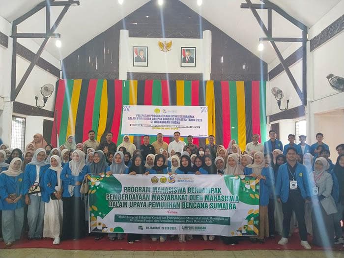 150 Mahasiswa Unigha Bantu Warga Aceh Pasca-Banjir, Wujudkan Solusi Berkelanjutan