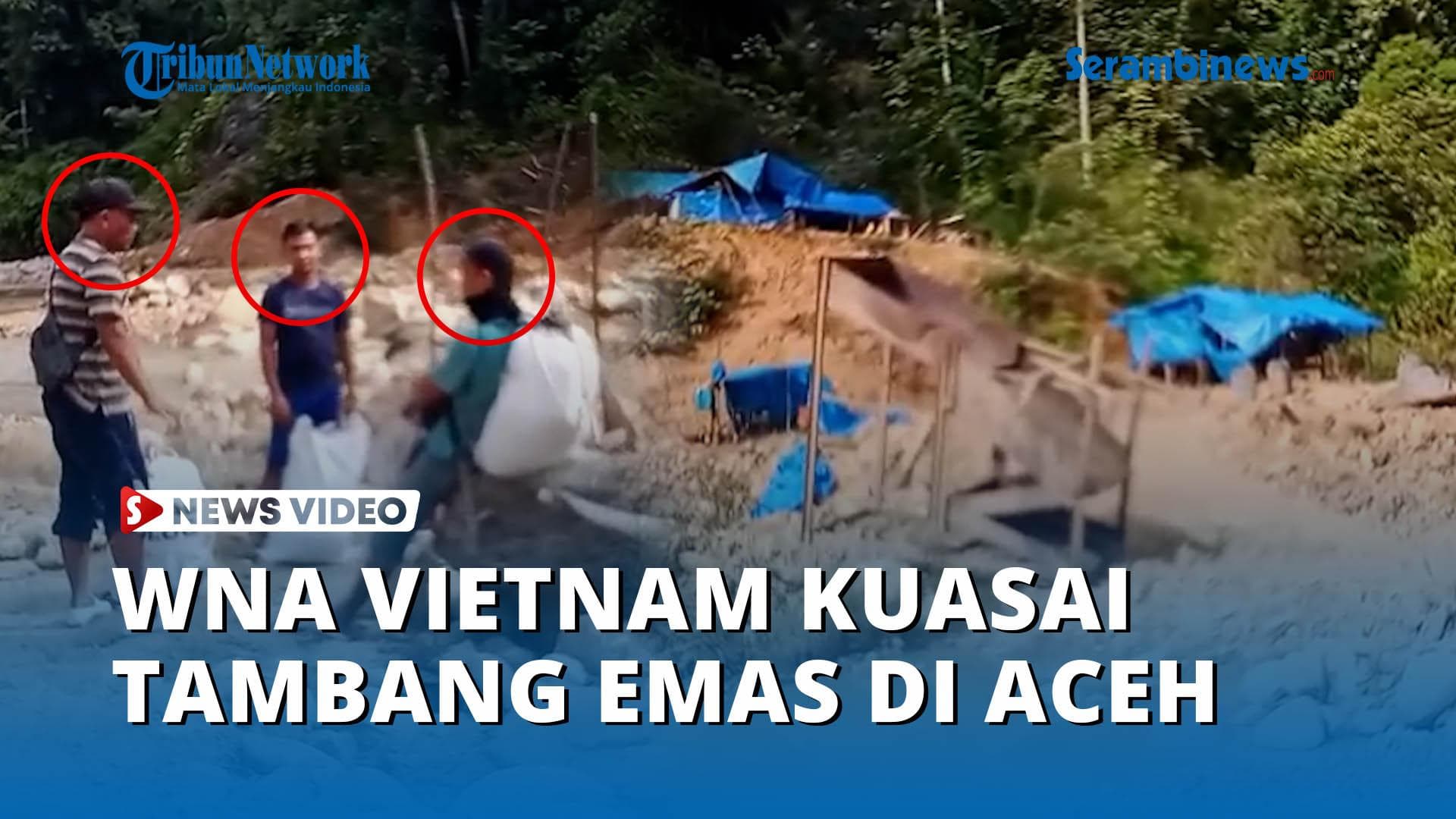 WNA Vietnam Diduga Kuasai Tambang Emas Ilegal di Aceh Jaya, Rusak DAS Parah