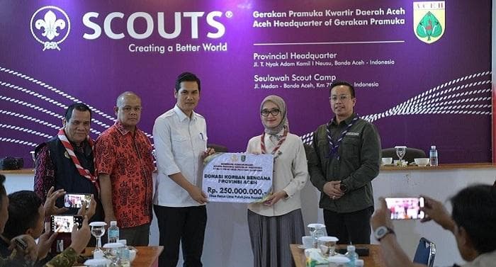 Wagub Lampung Salurkan Rp500 Juta untuk Korban Bencana Aceh, Fokus Pemulihan Infrastruktur