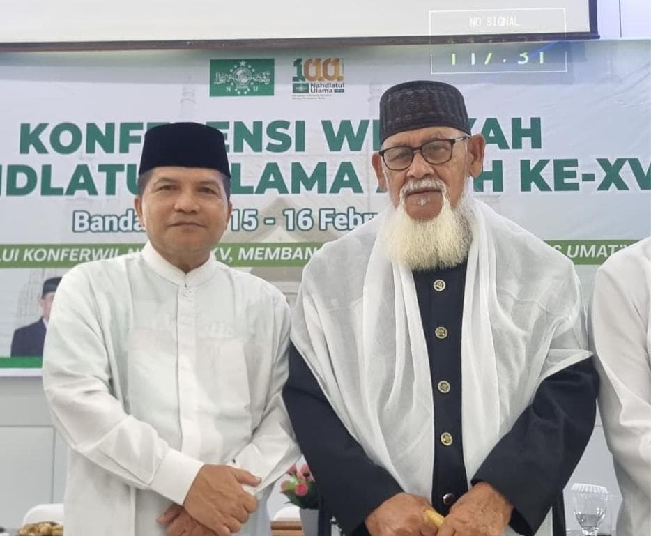 Waled Nu dan Lem Faisal Terpilih Kembali Pimpin PWNU Aceh 2026-2031