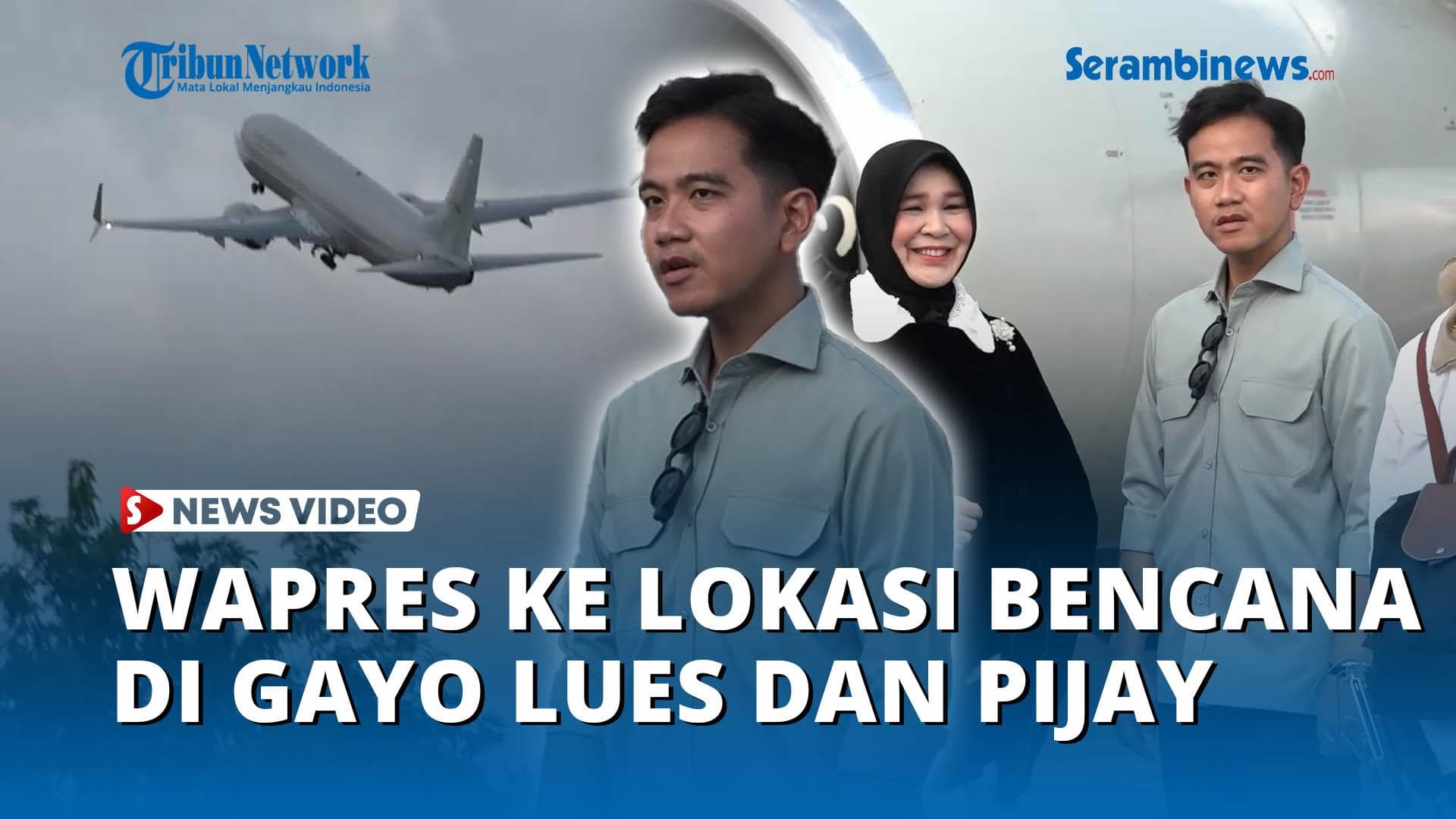 VIDEO - Bertolak ke Aceh, Wapres Tinjau Wilayah Terdampak Bencana di Gayo Lues dan Pidie Jaya