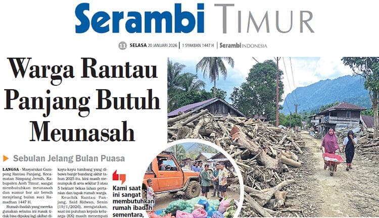 Warga Rantau Panjang Butuh Meunasah dan Air Bersih Jelang Ramadhan