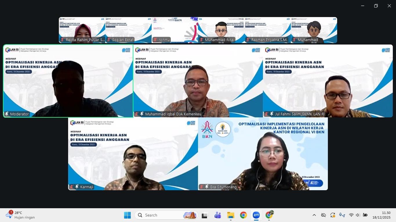 Survei Nasional LAN RI Ungkap Tantangan Layanan Publik Era Efisiensi