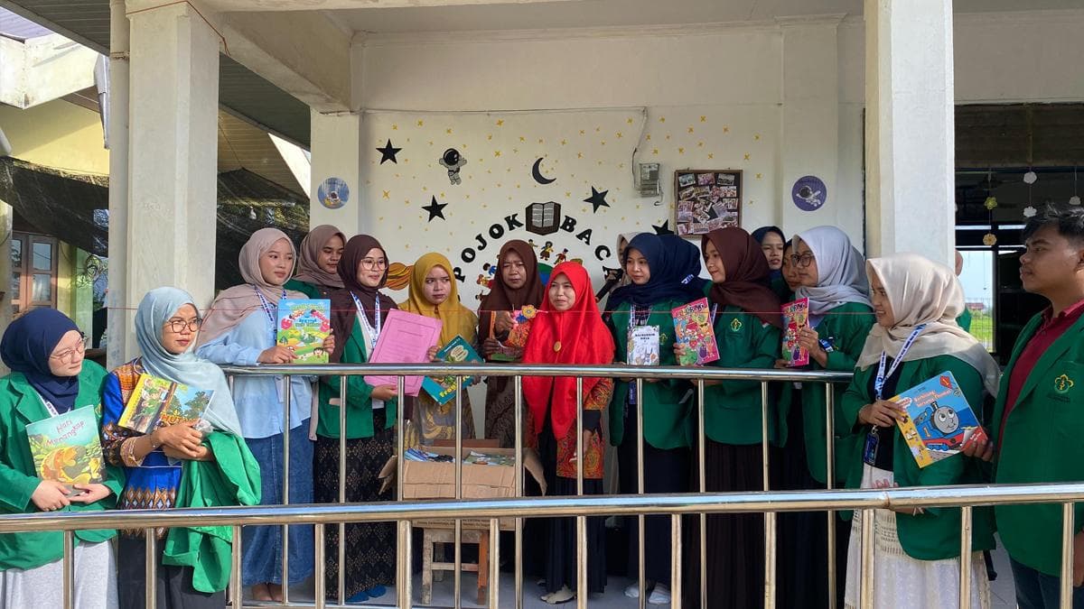 Mahasiswa KKN 19 Hadiri Peresmian Pojok Baca di TK Bungong Hatee Lhokseumawe