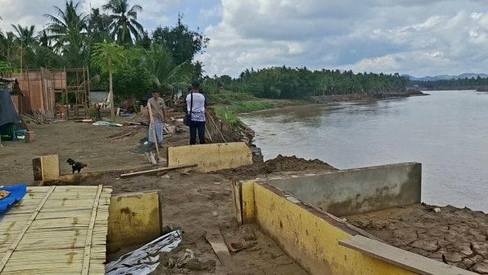 Abrasi Sungai Ancam 10 Rumah Warga Blang Mee Pasca Banjir Bireuen