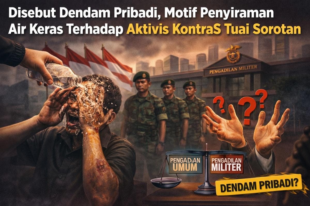 Penyiraman Air Keras Aktivis KontraS: Motif Dendam Pribadi Dipertanyakan