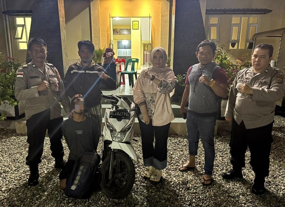Maling Viral di Depan Apotek Cinta Sehat Banda Aceh Ditangkap dalam 24 Jam