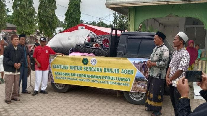 Yayasan Baiturrahman Peduli Umat Salurkan Bantuan untuk Korban Banjir Aceh Utara