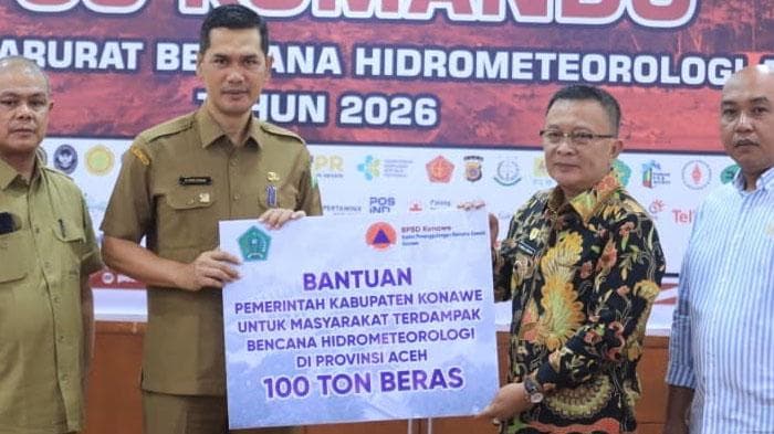 Pemkab Konawe Kirim 100 Ton Beras Bantu Korban Bencana Aceh, Solidaritas Nasional