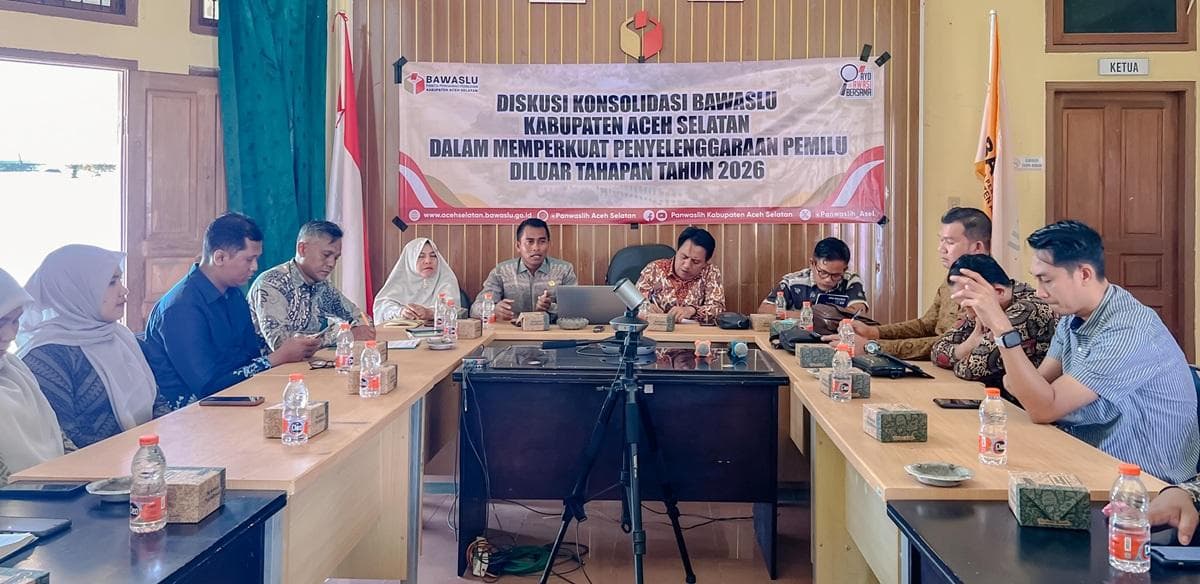 Bawaslu Aceh Selatan Konsolidasi Demokrasi, Antisipasi Masalah Pemilu