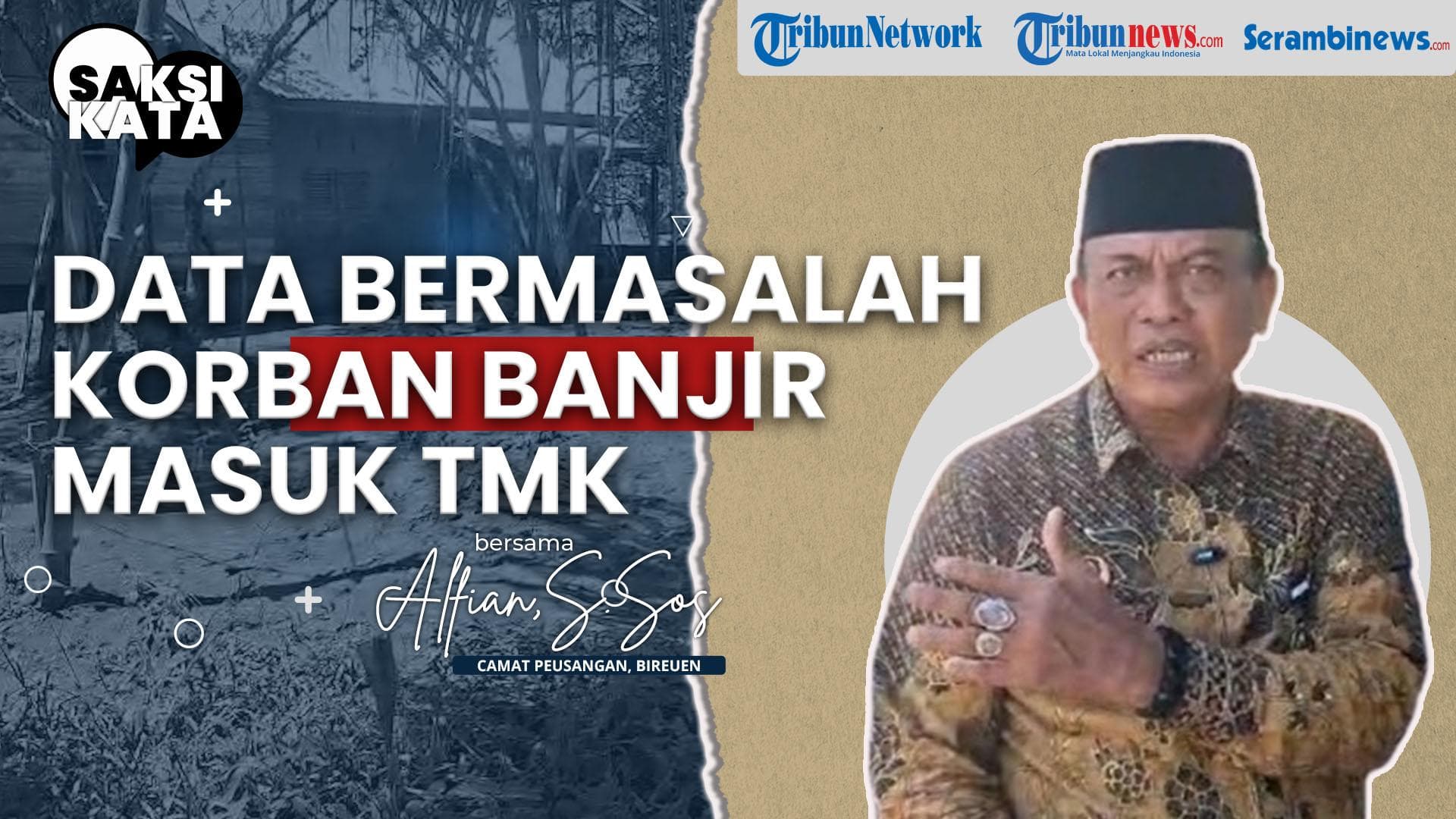 Banjir Peusangan: Data Korban Bermasalah, Warga Masih Terlunta