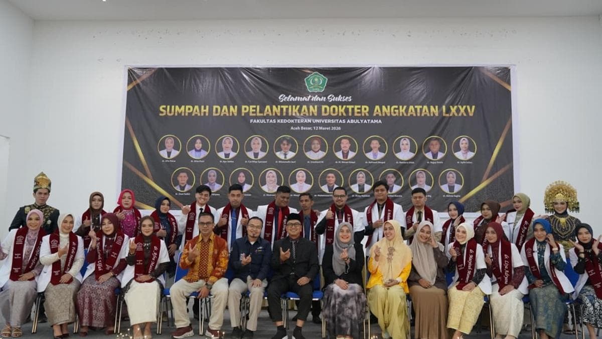 21 Dokter Baru Unaya Aceh Besar Dilantik, Siap Abdi Masyarakat