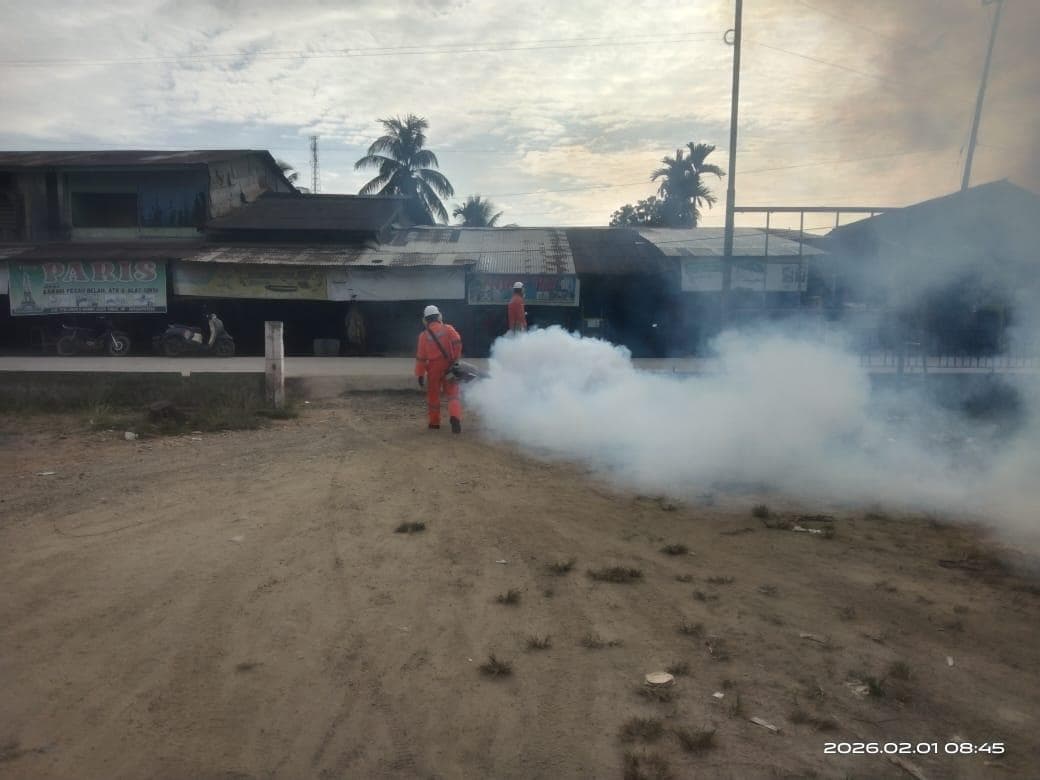 Medco Lakukan Fogging di Aceh Timur Usai Banjir, Mencegah DBD