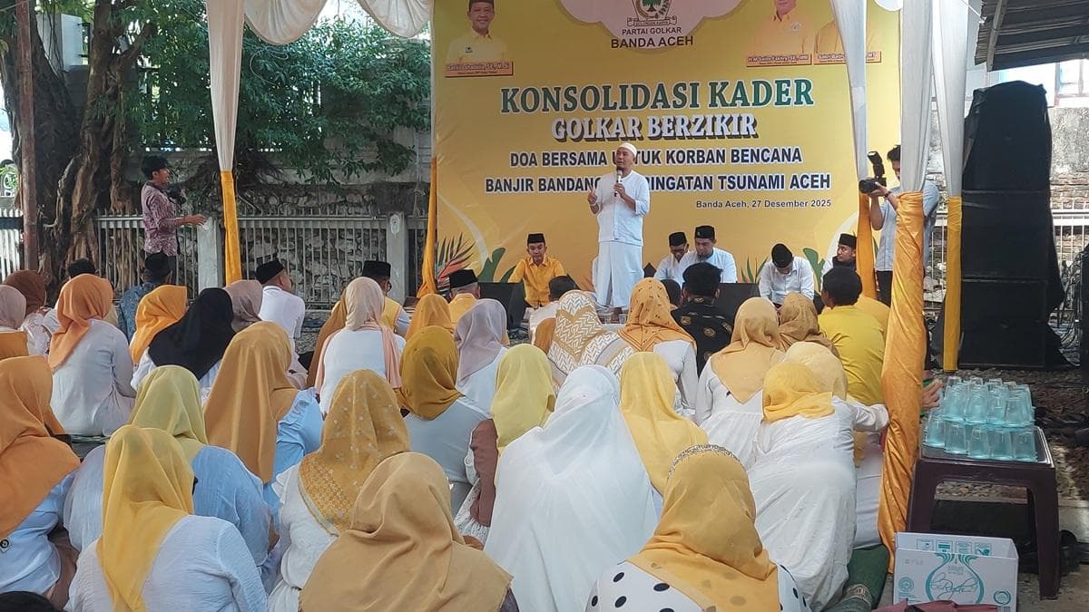 Golkar Banda Aceh Gelar Doa Bersama untuk Korban Bencana Banjir dan Mengenang 21 Tahun Tsunami