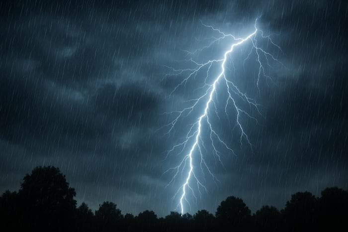 Hujan Petir Menerjang Aceh Singkil Malam Ini, Warga Diminta Waspada