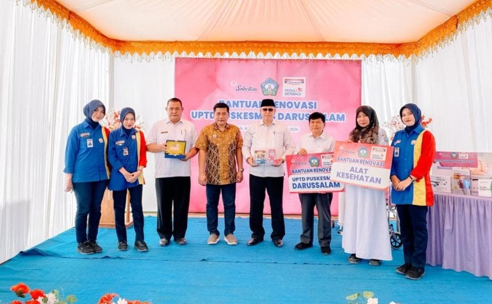 Indomaret Renovasi Puskesmas Darussalam, Warga Aceh Selatan Dapat Fasilitas Kesehatan Lebih Baik