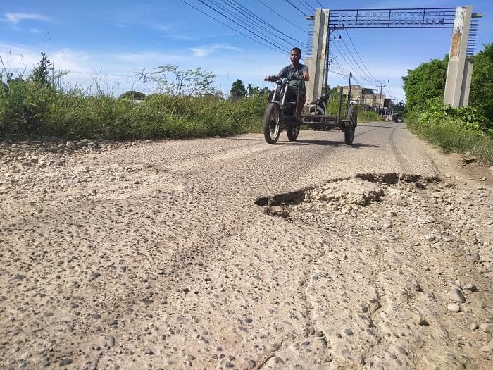 Jalan Menuju Gampong Meunasah Abdya Rusak Parah, Warga Khawatirkan Keselamatan