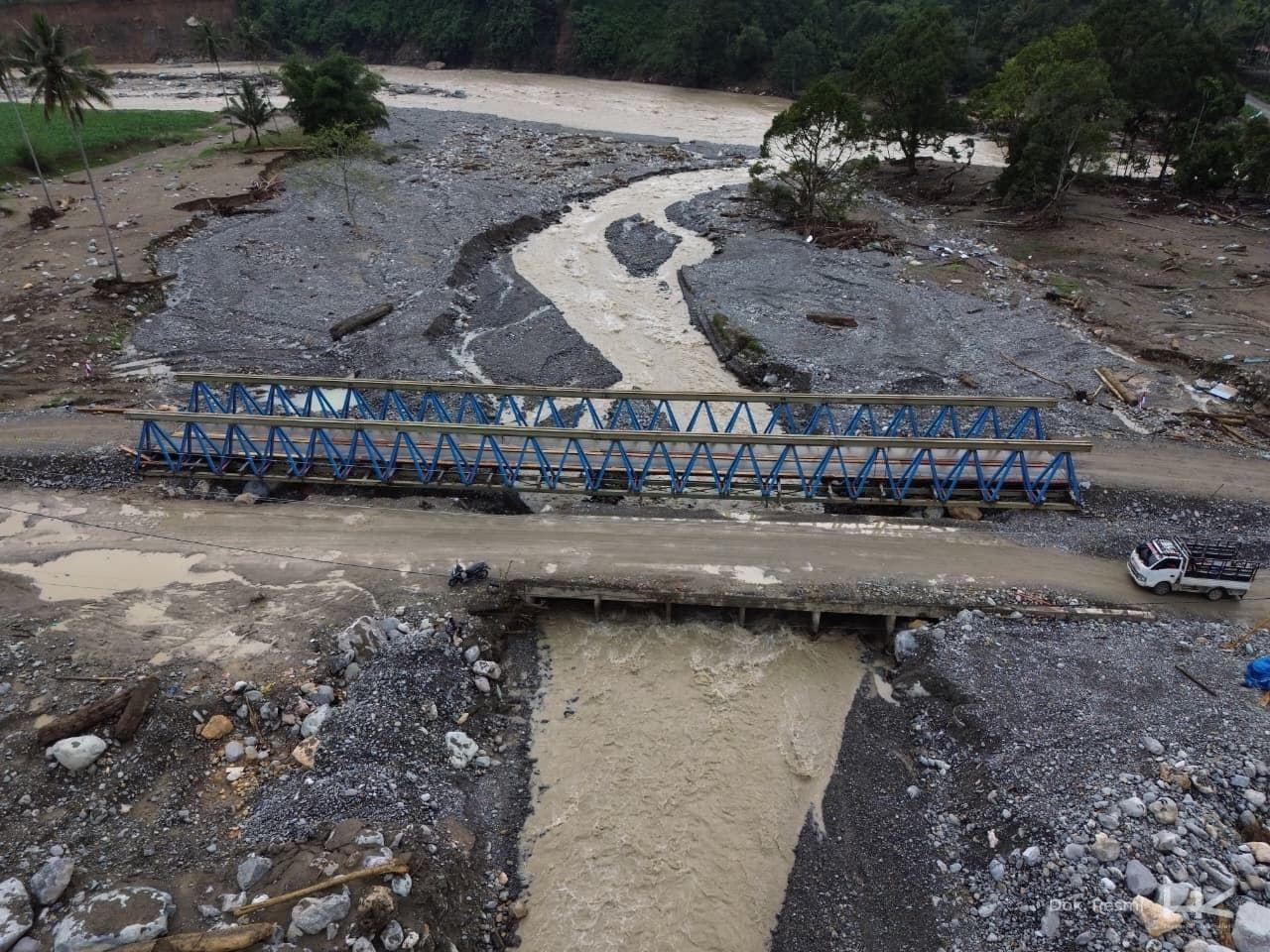 Dua Jembatan Bailey di Aceh Tenggara Siap Lancarkan Logistik Warga