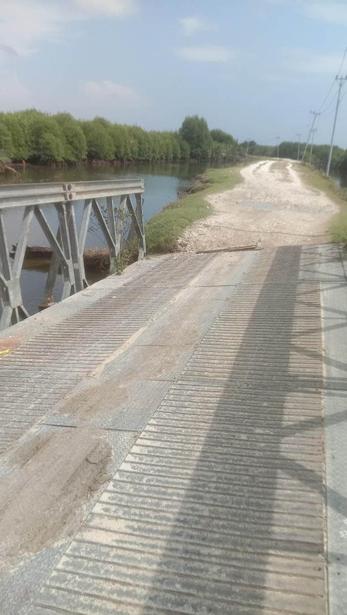 Jembatan Bailey Kayu Menang Miring, Warga Aceh Singkil Khawatir Terisolasi
