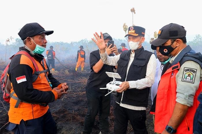 Karhutla Aceh Barat Meluas, 10 Hektare Lahan Terbakar dan SD Suak Raya Libur
