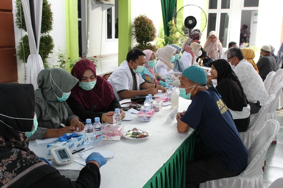 Pascabanjir, Kejari Langsa Periksa Kesehatan Gratis Bagi Masyarakat