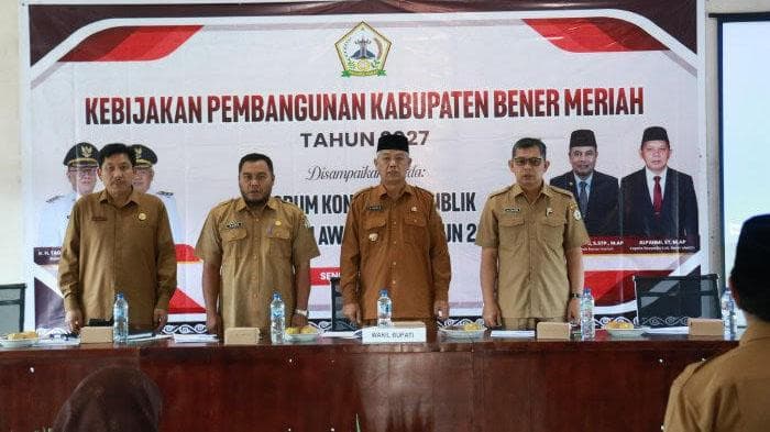 Wabup Bener Meriah Tekankan Transformasi Ekonomi dan Penurunan Stunting dalam RKPD 2027