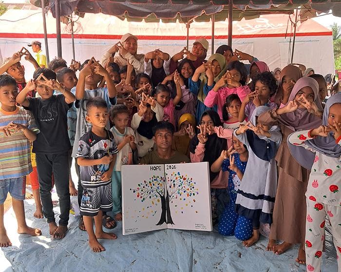 Bintang Kecil Aceh Bantu Pulihkan Trauma Anak Korban Banjir di Bireuen